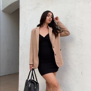 Tan blazer/ coat